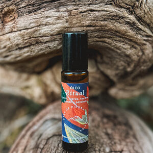 Perfume óleo ritual. Casa de piedra